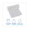 Boardwalk 10 Gallon 6 mic 24 in. x 23 in. Perforated Roll High-Density Can Liners - Natural (50 Bags/Roll, 20 Rolls/Carton)